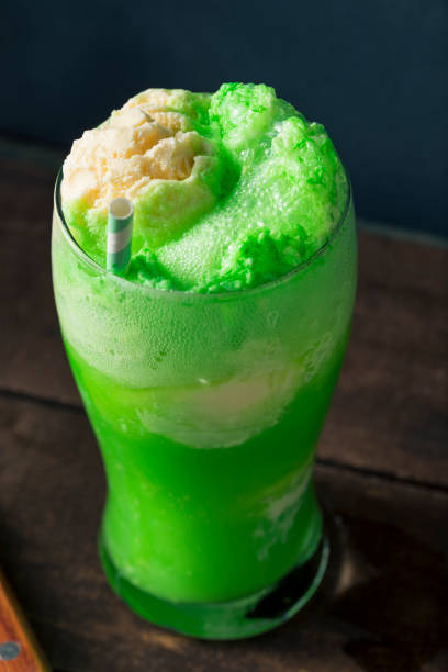 istock Homemade Green Ice Cream Soda Float 650988166