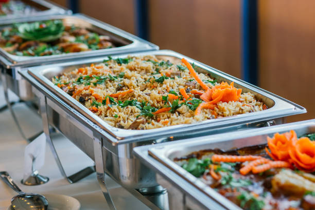 istock Catering Food Wedding Event Table 650989520