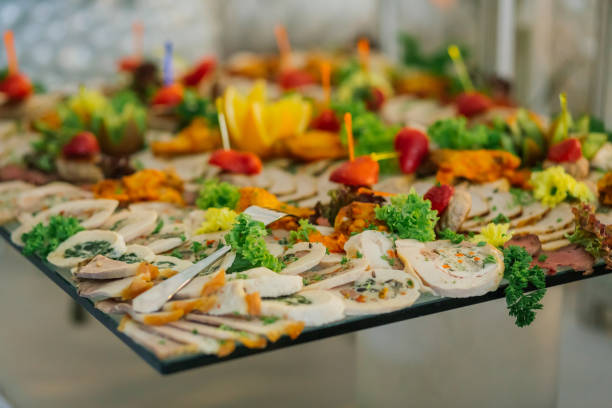 istock Catering Food Wedding Event Table 650991340