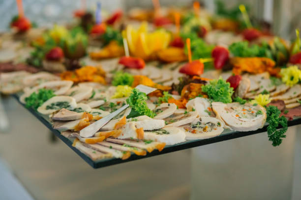 istock Catering Food Wedding Event Table 650992320