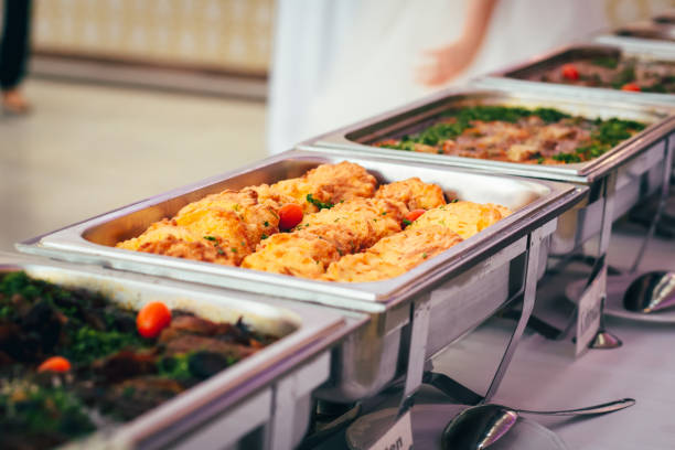 istock Catering Food Wedding Event Table 650993344