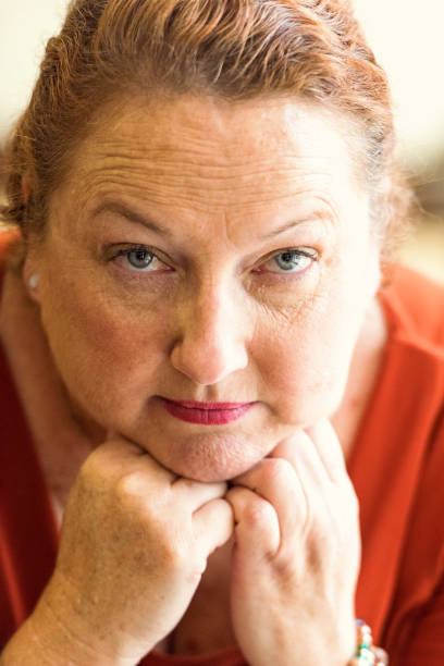 istock Concerned serious mature woman 651017438
