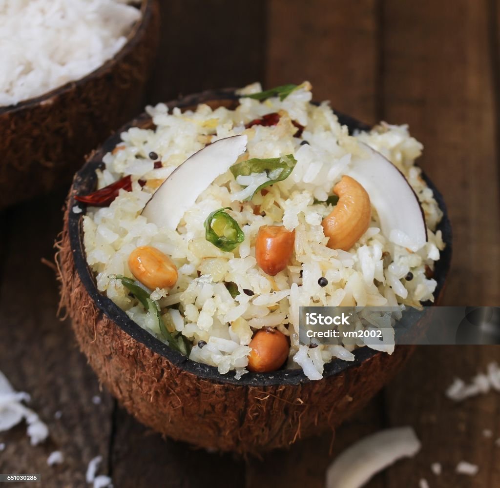 Coconut Rice South Indian One Pot Meal Using Leftover Rice Coconut And