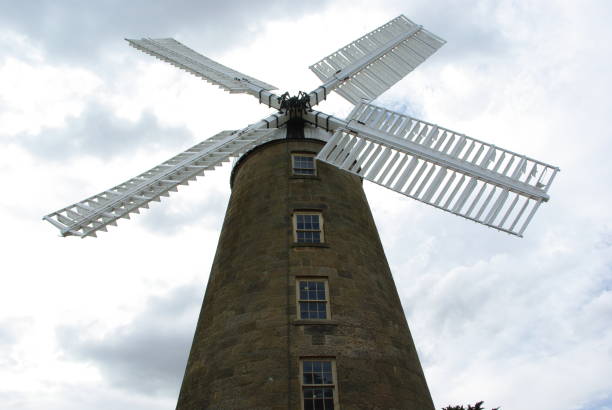 Beacon Hill Windmill early morning twilight sky near Brighton England Europe