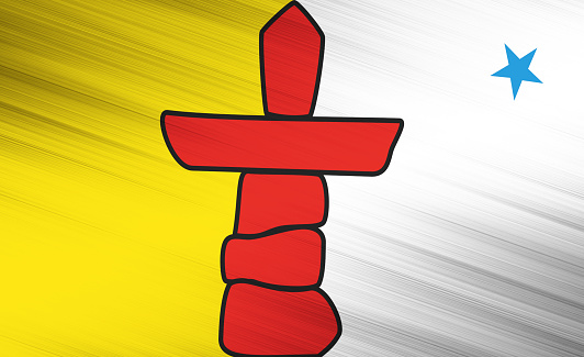 Canadian territorial flag of Nunavut