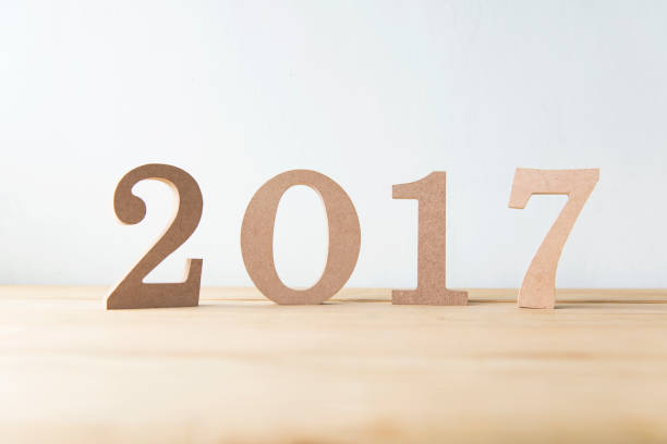 istock Happy New Year 2017 on a white background 651145928