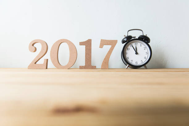 istock Happy New Year 2017 on a white background 651145972