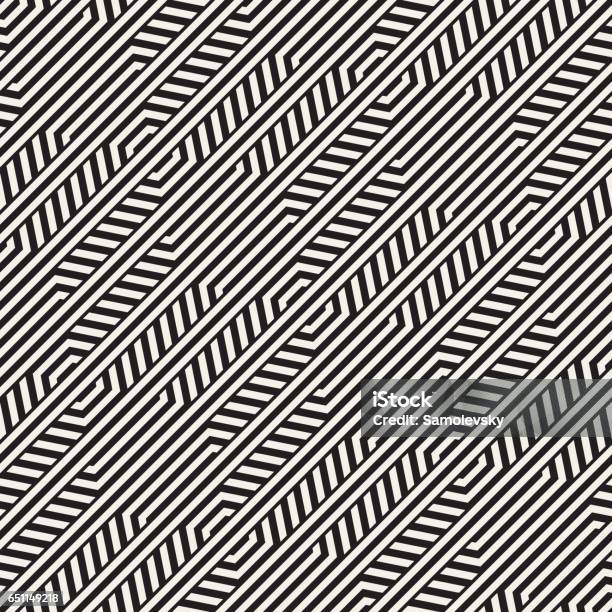Vector Seamless Pattern Repeating Lattice Abstract Background Linear ...
