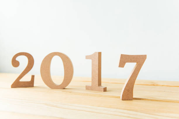 istock Happy New Year 2017 on a white background 651152484