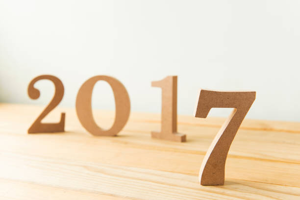 istock Happy New Year 2017 on a white background 651152488