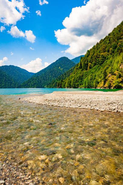 istock Ritsa lake, Abkhazia. beautiful landscape 651166002