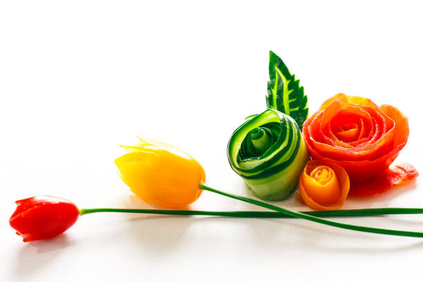 Most beautiful mandala fruits on the plate.