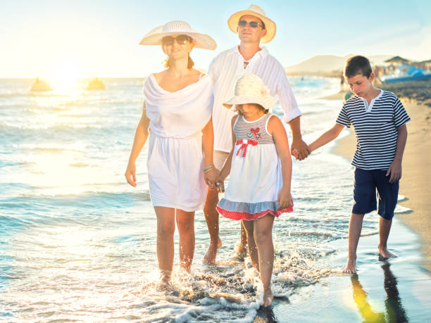 istock Happy Family at Sunset 651191344