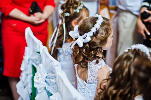 First Holy Communion Stock Photo - Download Image Now - Communion, Girls,  Hair - iStock