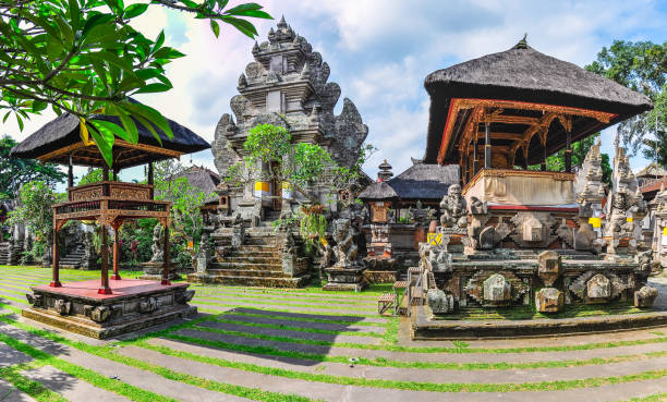 Royal Palace in Ubud, Bali stock photo