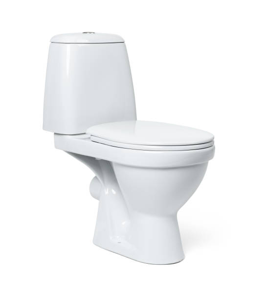 istock Toilet bowl isolated on white background 651210150