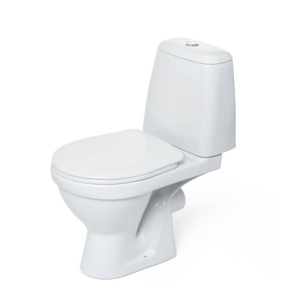istock Toilet bowl isolated on white background 651210160