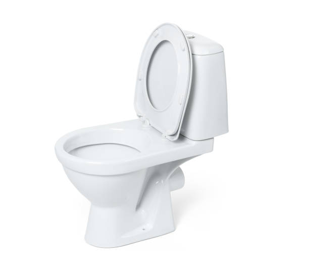istock Toilet bowl isolated on white background 651210170
