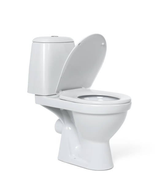 istock Toilet bowl isolated on white background 651210172