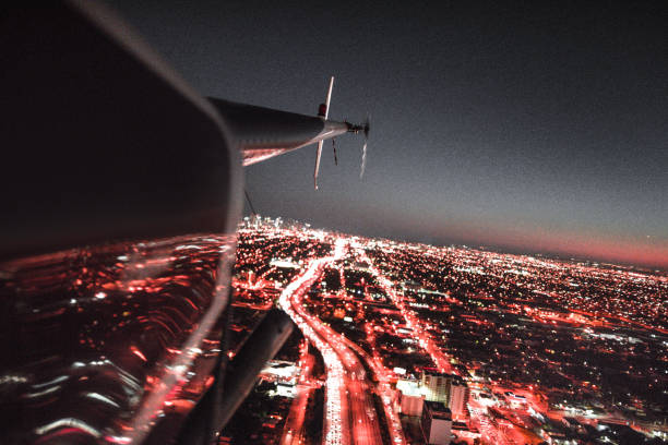 flying over miami