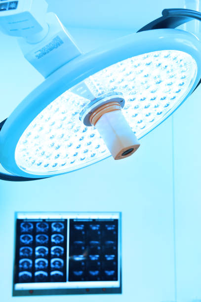 istock surgical lamps in operation room 651223416