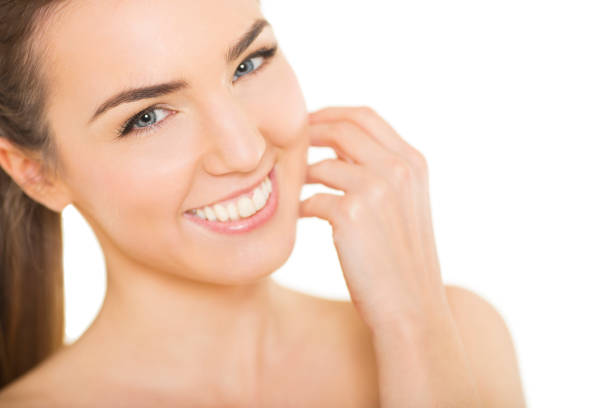 istock Woman with perfect smile 651223496