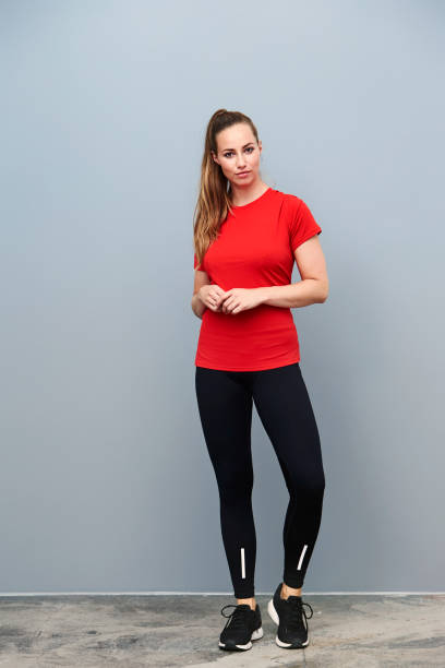 Beauty in sportswear Beauty in sportswear, portrait leggings stock pictures, royalty-free photos & images