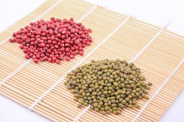 istock red beans and green beans on wood background 651239726