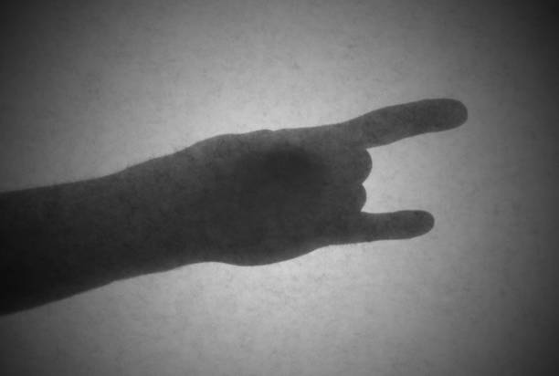istock Silhouette behind a transparent paper 651240450