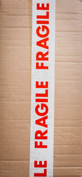 istock Carboard box with fragile tape 651254968