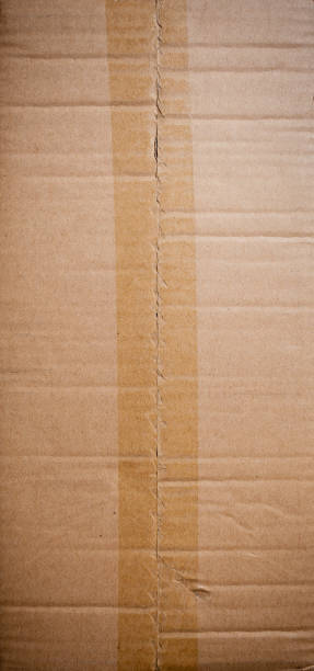 istock Sealed carboard box with brown packing tape 651255028