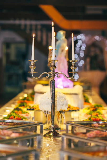 istock Catering Food Wedding Event Table 651265162