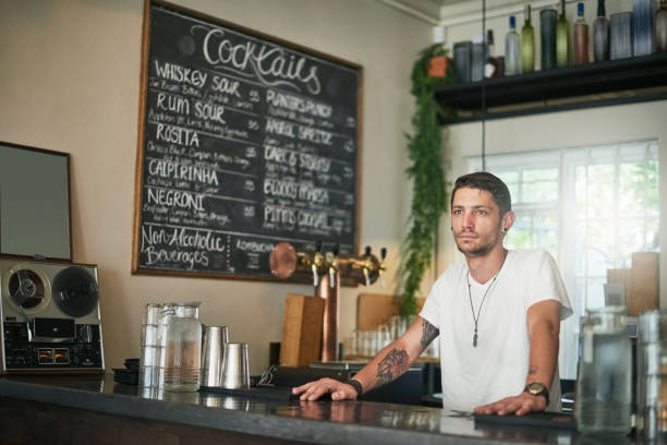 istock Dreaming of owning his own bar 651315638