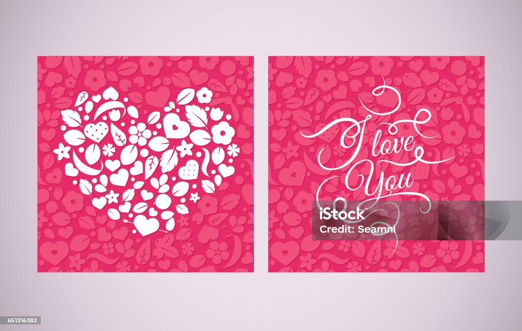 Romatic Background Vector Vector Romantic Background Design With Hearts Stock Illustration ...