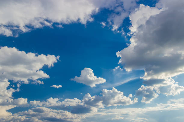 istock Background of the sky with cumulus clouds 651322158