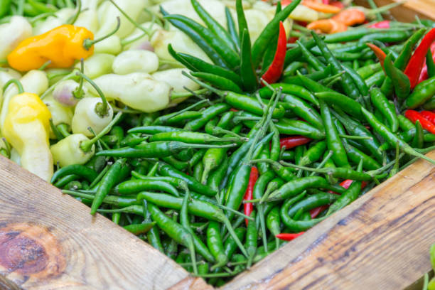 istock green chillis in the box 651322360