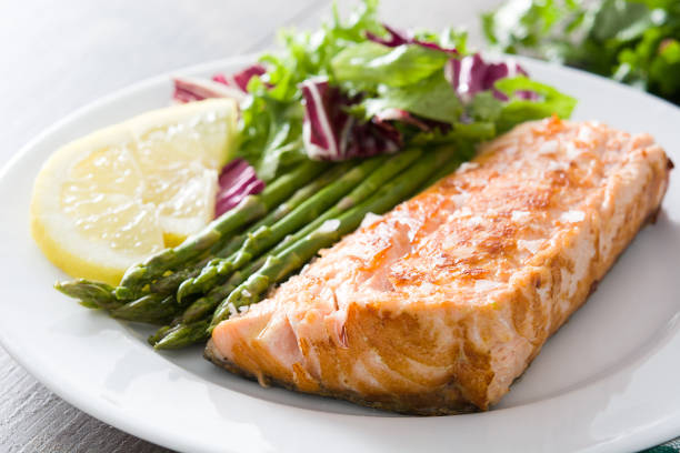 istock Grilled salmon fillet 651338260