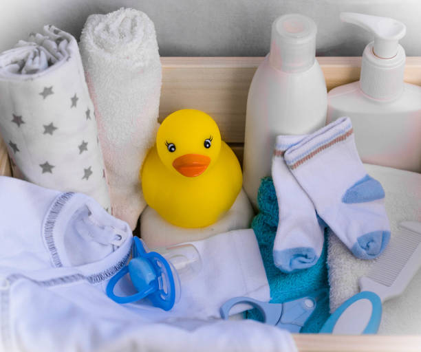 istock Baby care supplies 651338524