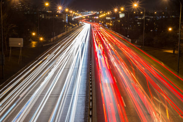 istock Rush hour on a highway in big city 651339210