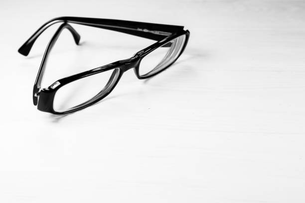 istock Black glasses, isolated on white background 651349782
