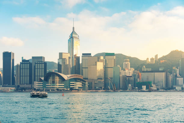 istock Hong Kong downtown on daylight shot. 651354202