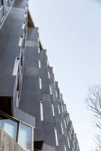istock Apartment building on city street 651377444