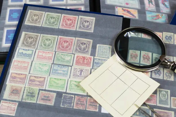 Photo of Postage stamps - philatelic collection.