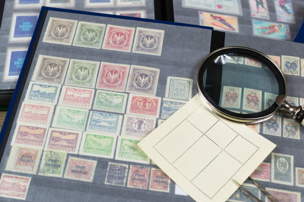почтовые марки - филателичная коллекция. - philatelic стоковые фото и изображения