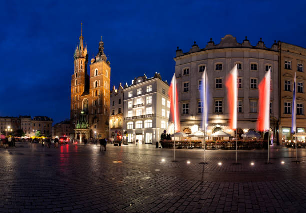 istock Krakow old town main market square 651446974