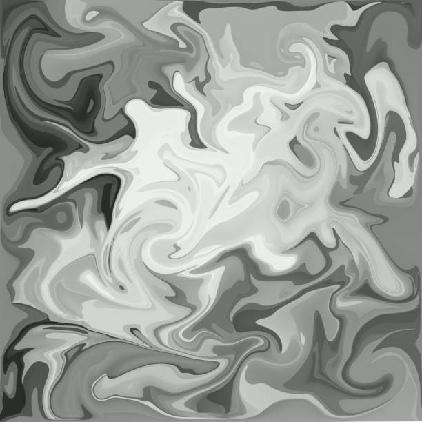 istock Black Digital Acrylic Color Swirl Or Similar Marble Twist 651456442
