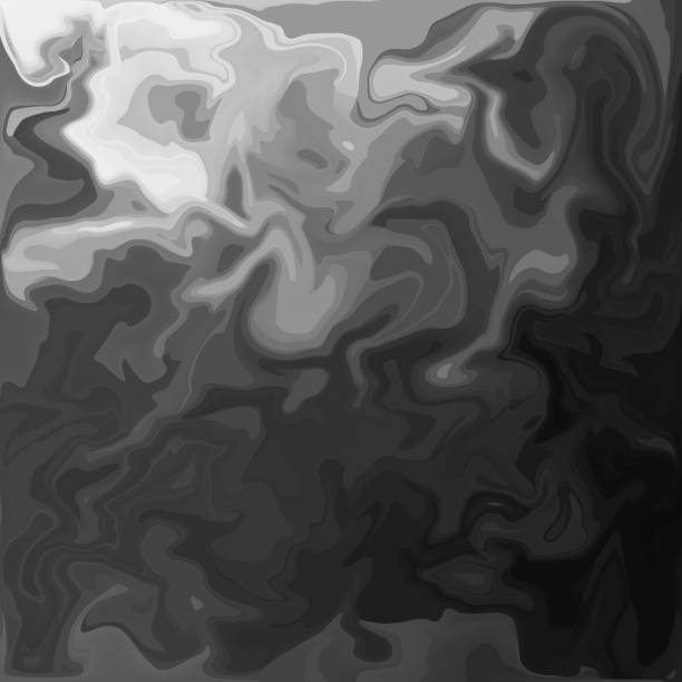 istock Black Digital Acrylic Color Swirl Or Similar Marble Twist 651456850