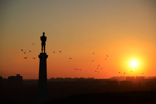 Belgrade winner monument in Belgrade Serbia