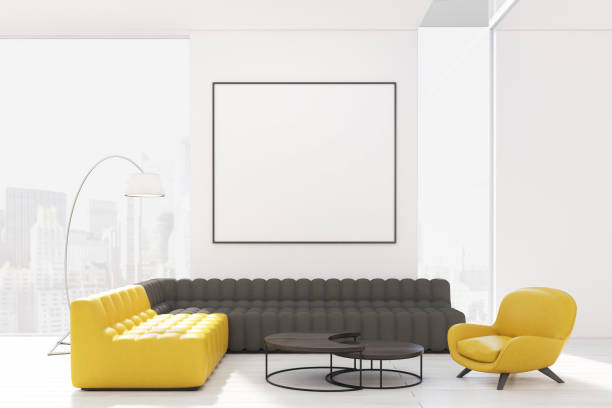 istock Living room with two sofas and armchair 651492384