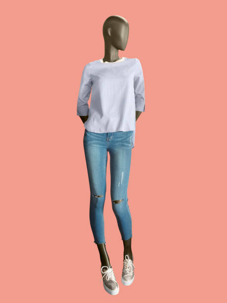 istock Full-length female mannequin 651512888